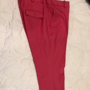 TALBOT RED PETITE PANTS SIZE 6